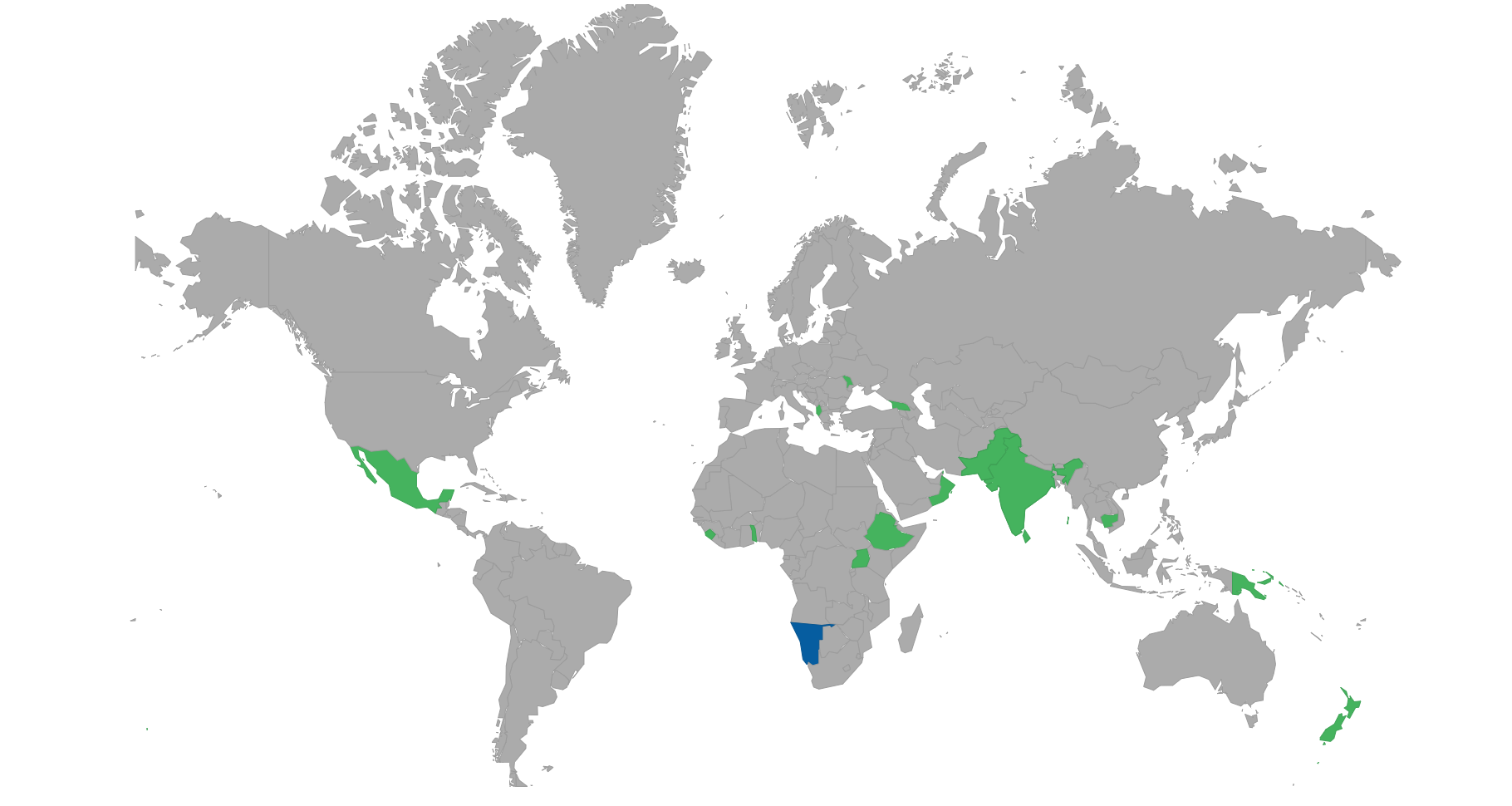 Countries can visit with e-visa or eTA