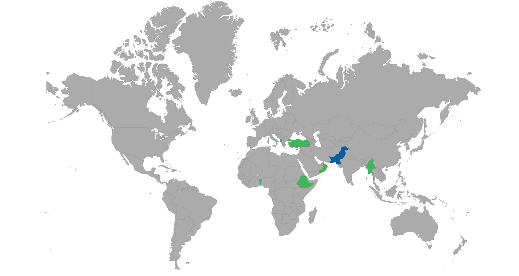 Countries can visit with e-visa or eTA