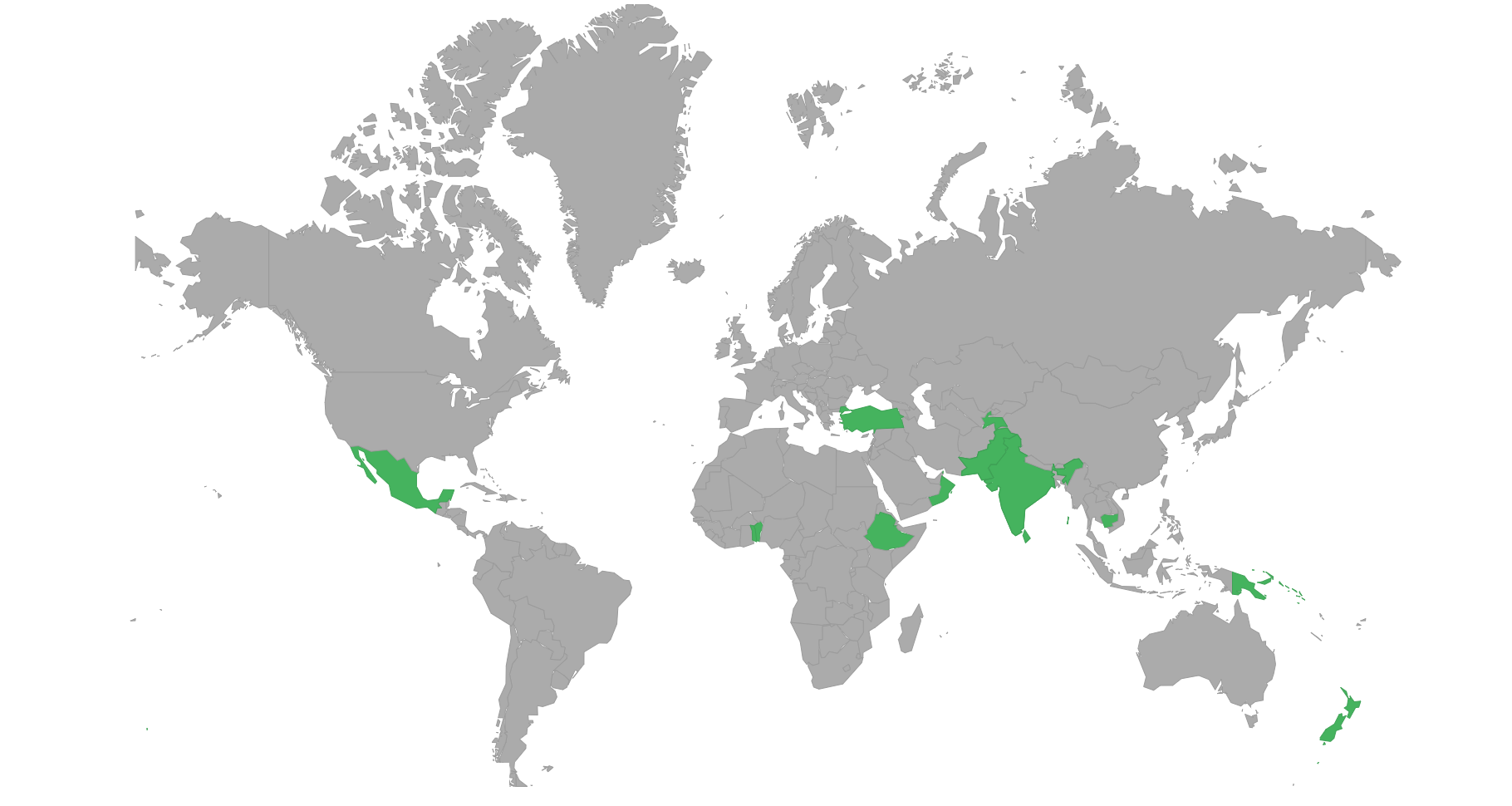 Countries can visit with e-visa or eTA