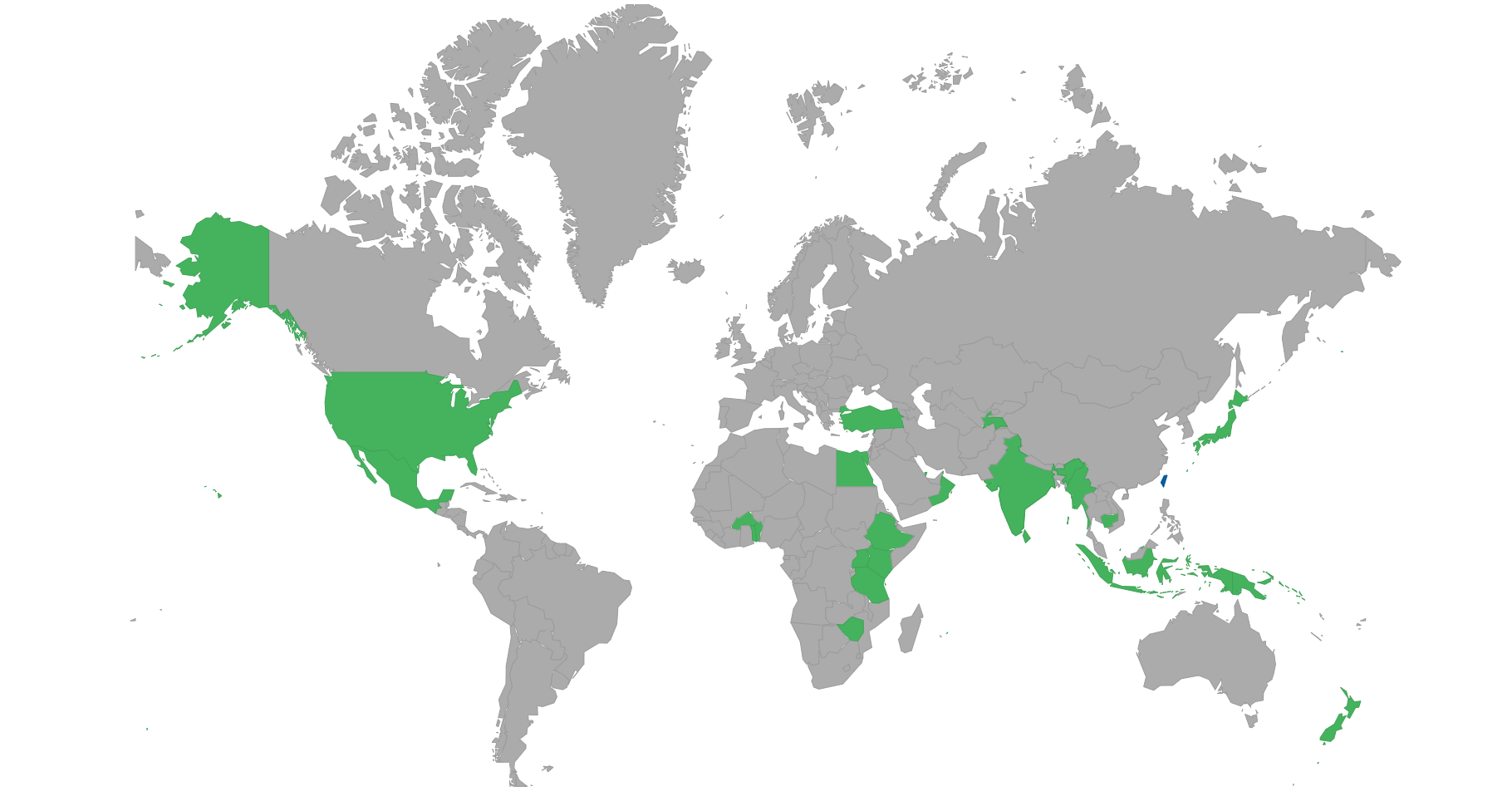 Countries can visit with e-visa or eTA
