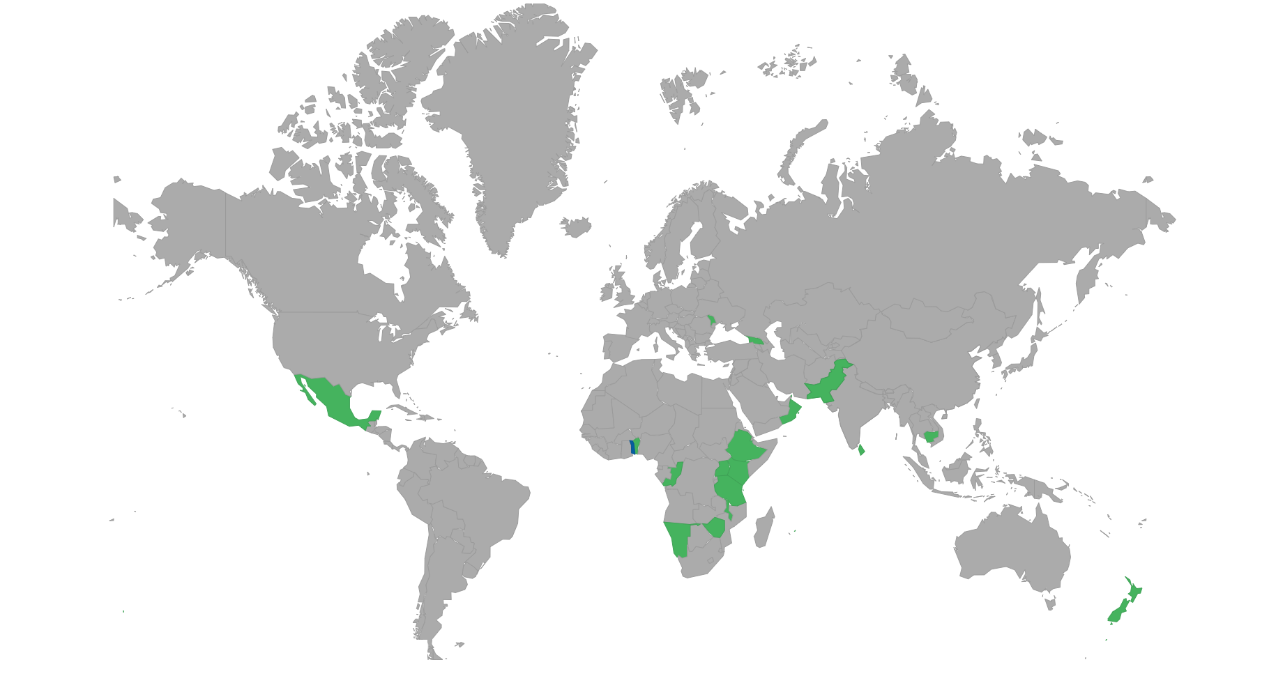 Countries can visit with e-visa or eTA