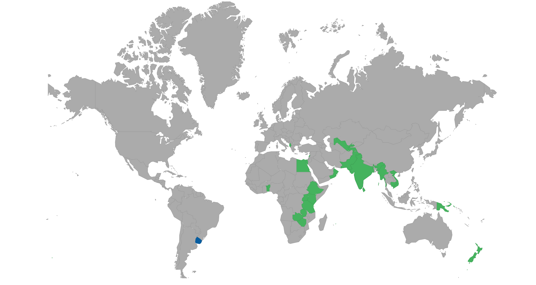 Countries can visit with e-visa or eTA