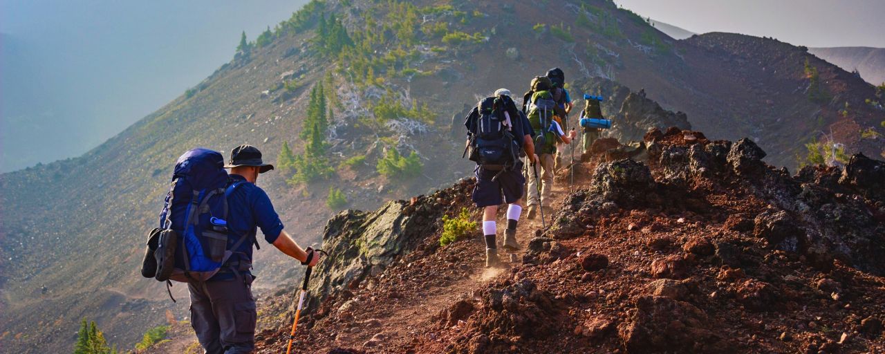 Outdoor adventures hiking