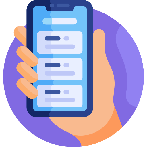 The smart phone use mobile
